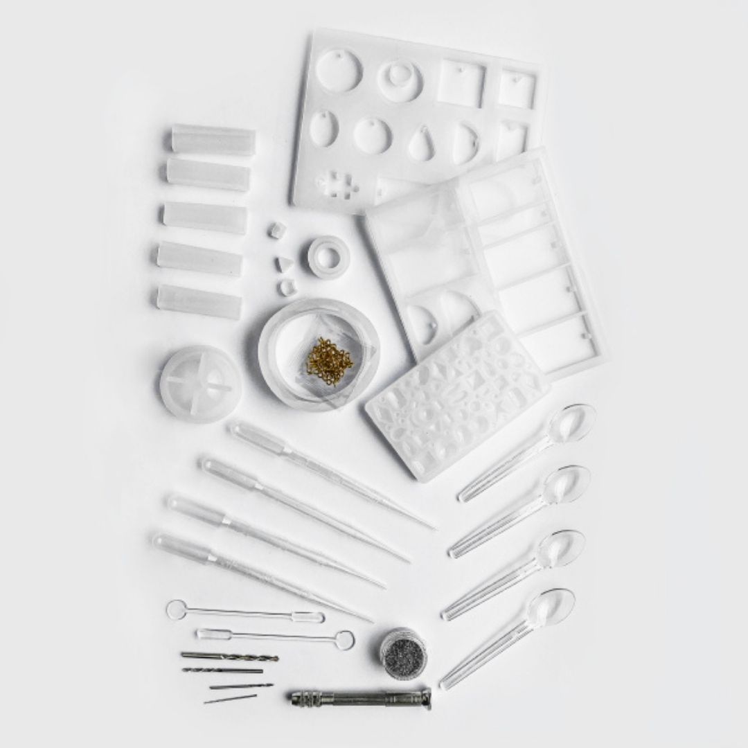 GLUESY® Set di stampi per resina cristallina (83 pezzi) - immagine 2