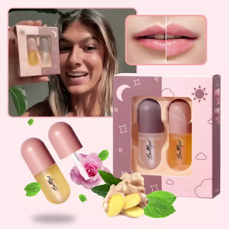 BULKLIPS Plumper Set per Labbra allo Zenzero e Menta