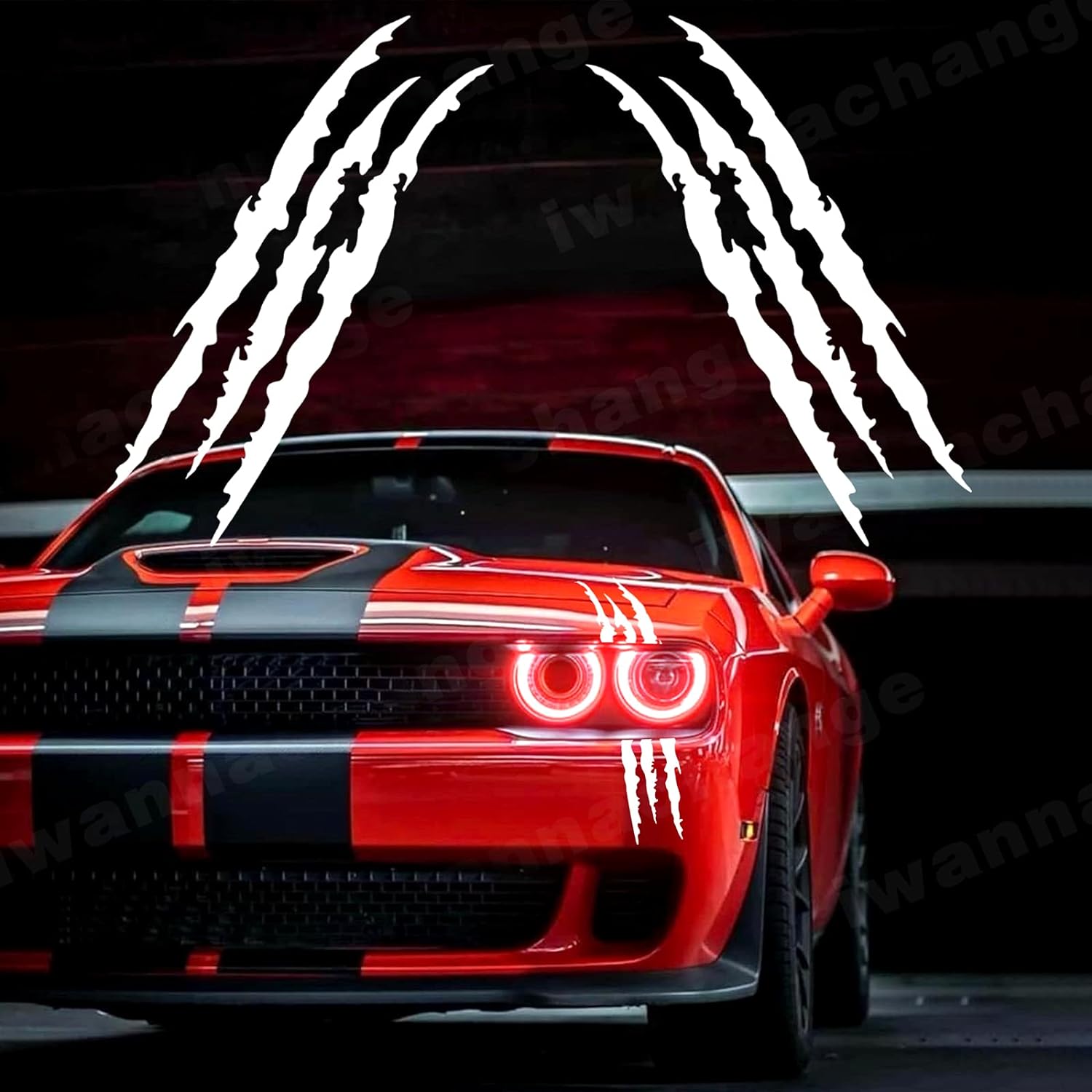 Adesivi riflettenti per auto MonsterClaw™ - 4 pz. - immagine 12