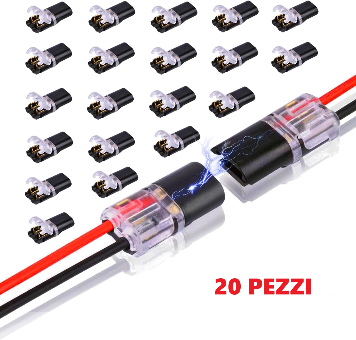CONNETTORI PER FILI A INNESTO WIREBINDER™ - 10+10 gratis!