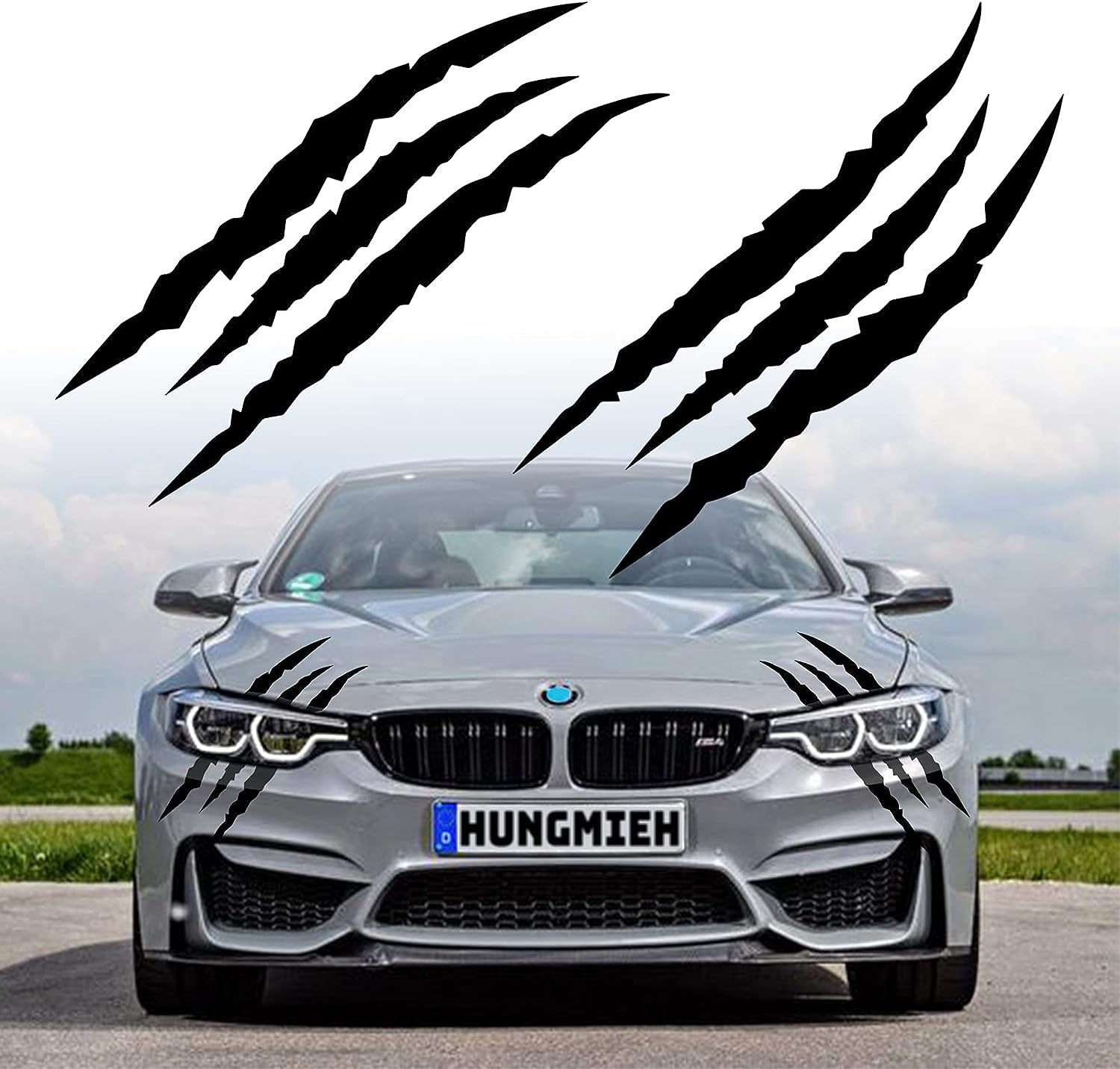 Adesivi riflettenti per auto MonsterClaw™ - 4 pz. - immagine 2