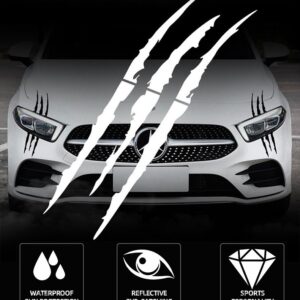 Adesivi riflettenti per auto MonsterClaw™ - 4 pz.