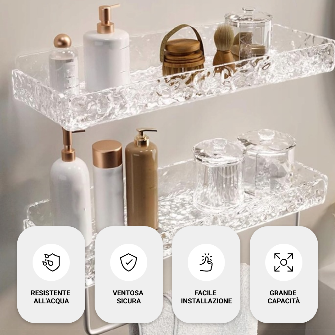 Cestello a ventosa trasparente LotionRack™ - immagine 6