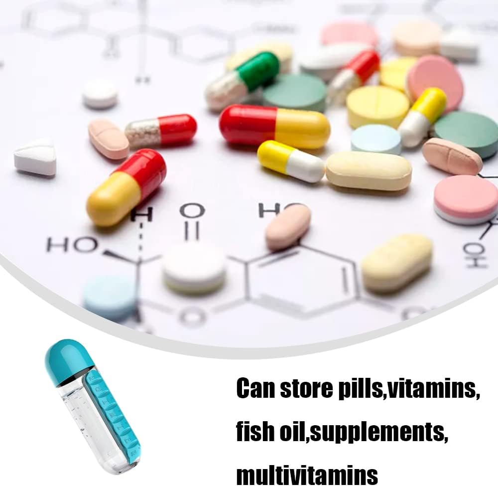 PILLFLASK™ 600ML BOTTIGLIA D'ACQUA PORTAPILLOLE - immagine 6