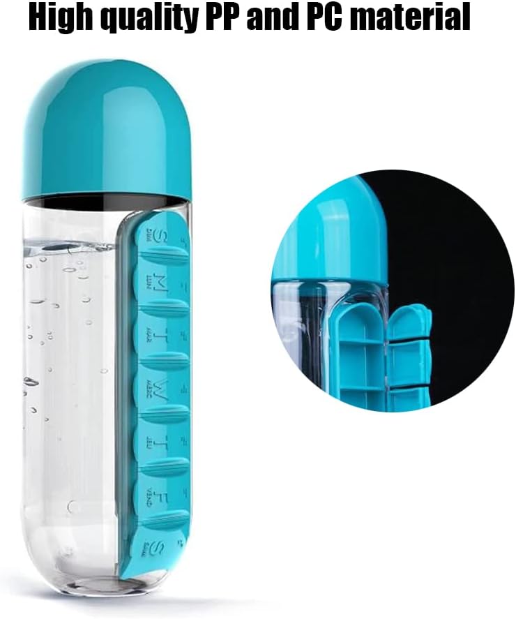 PILLFLASK™ 600ML BOTTIGLIA D'ACQUA PORTAPILLOLE - immagine 5
