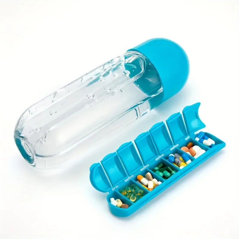 PILLFLASK™ 600ML BOTTIGLIA D'ACQUA PORTAPILLOLE - immagine 2
