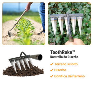 Alternative view of LA COMBINAZIONE DEFINITIVA PER IL GIARDINAGGIO: MULTI-X™ E TOOTHRAKE™ COMBO