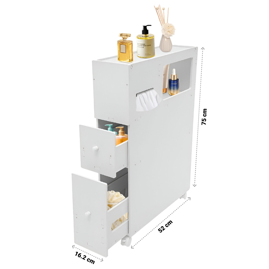 CornerEase™ - Armadietto ad Angolo Sottile per Bagno - immagine 6