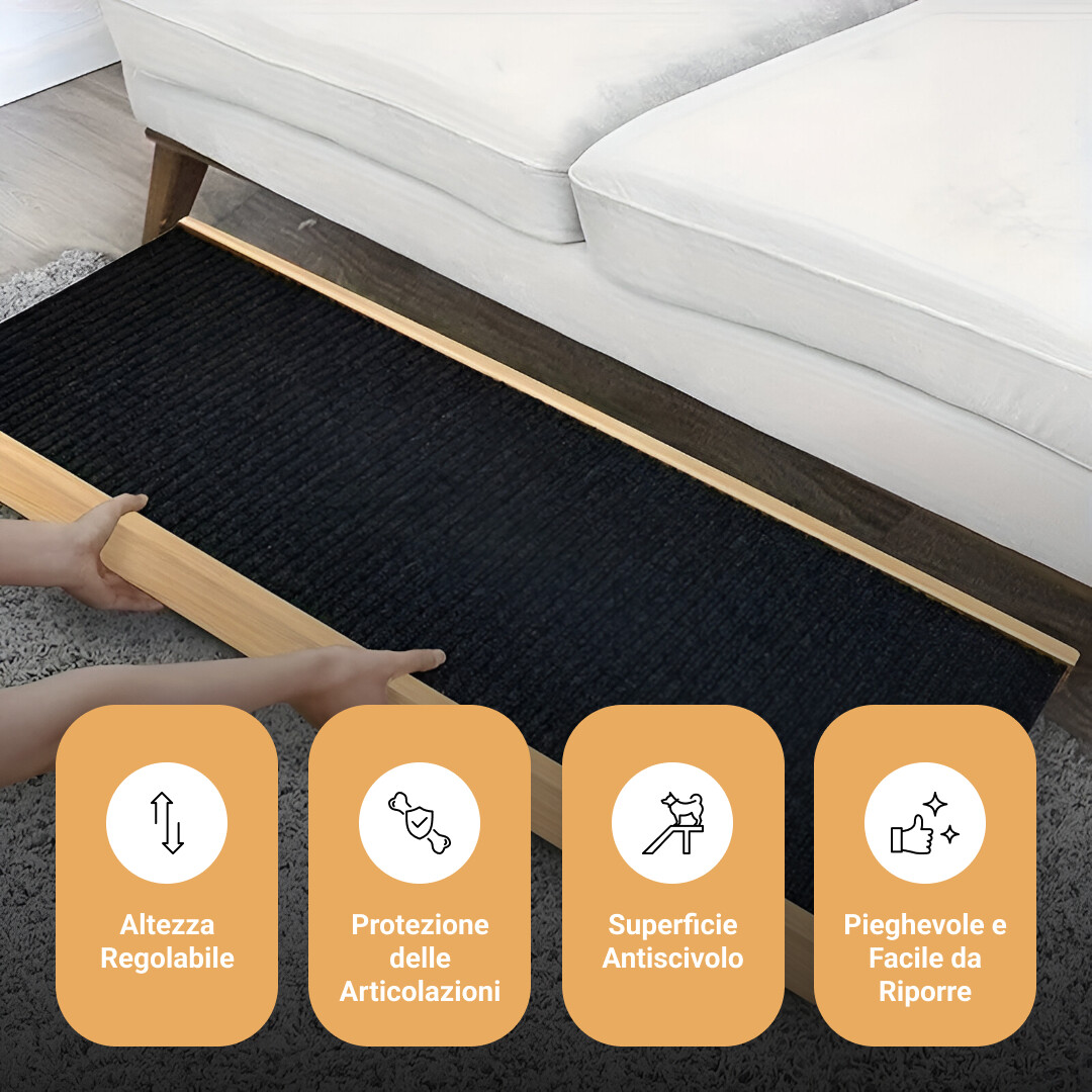PetEase – rampa per un accesso facile e sicuro per animali anziani e di piccola taglia - immagine 4