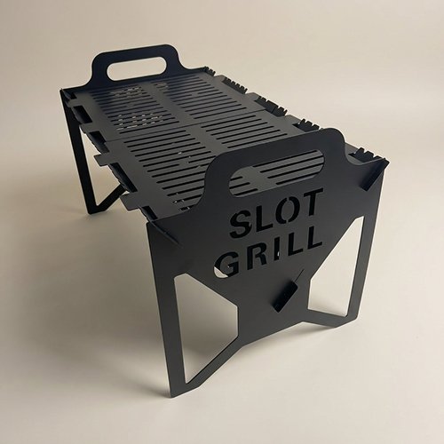 Grillix™ - Barbecue pieghevole portatile in acciaio