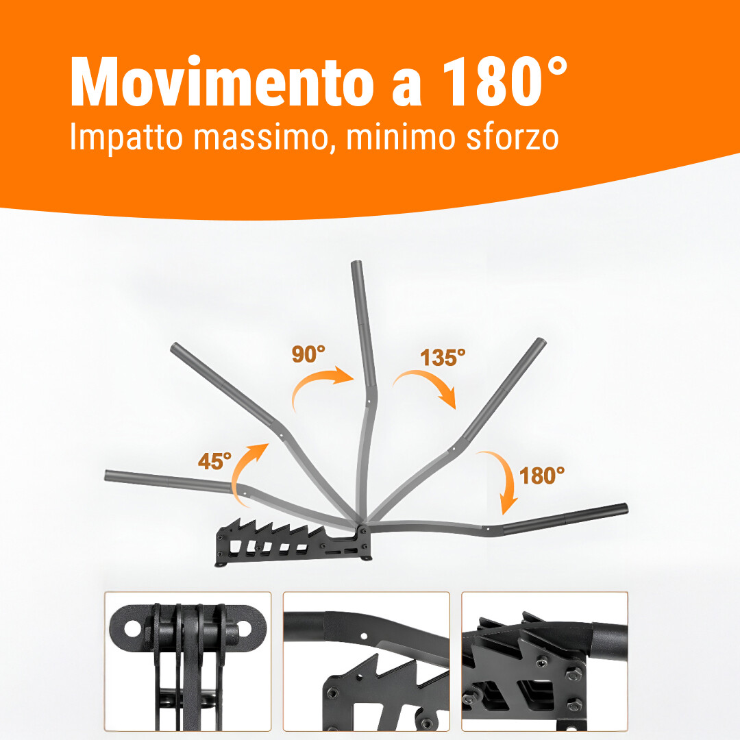 Logma™ - Spaccalegna manuale da parete - immagine 4
